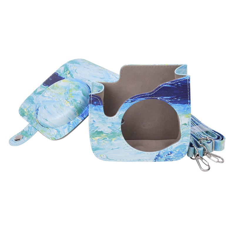 PU Leather Portable Single Shoulder Camera Case Protective Pouch Cover