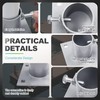 Desunqin Dock Bottom Pad, 4-3/5" Stationary Dock Base Plate Hardware,