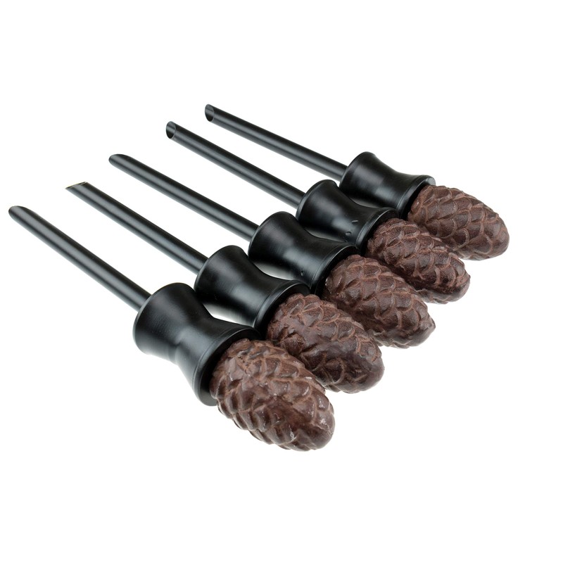 CLEVER GARDEN Heavy Duty Decorative Hose Guide - Pinecone, 5