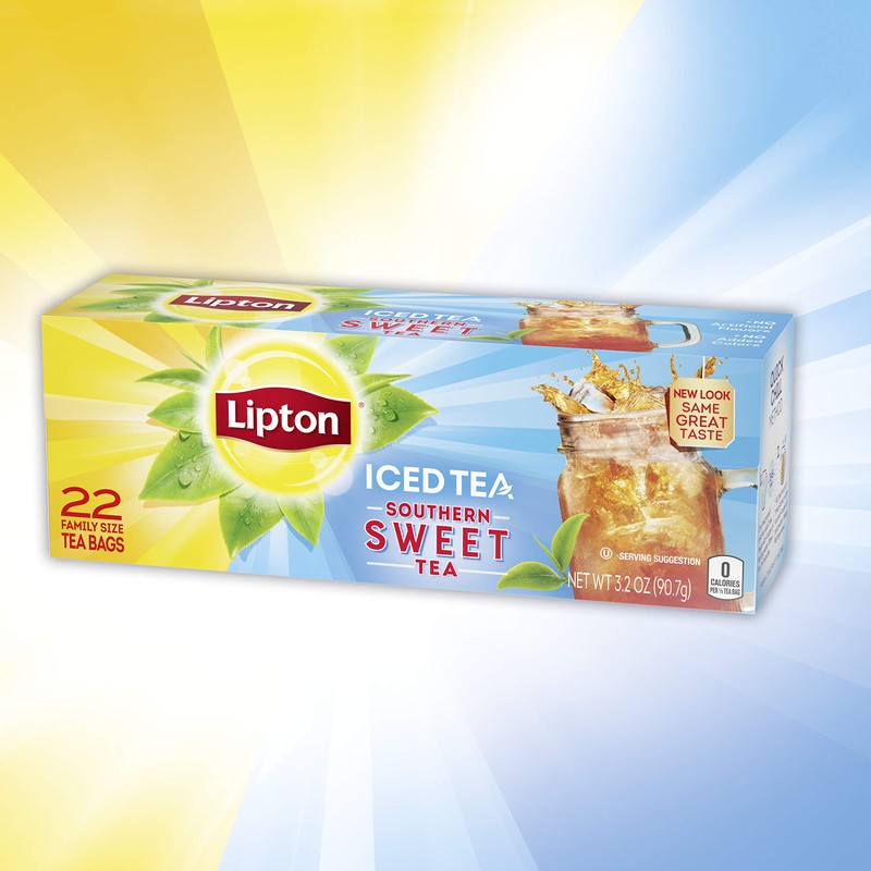 Lipton Family Tea Bags Southern Sweet Tea 22 count