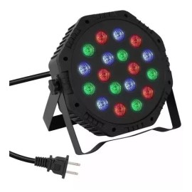 Taej 85 Reflector Cañon Luces Led 18x1 Rgb Audioritmico Estrobo Dmx