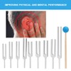 Tuning Fork Set, 9 Pieces 174/285/396/417/528/639/741/852/963Hz Sound Healing Therapy Tool,