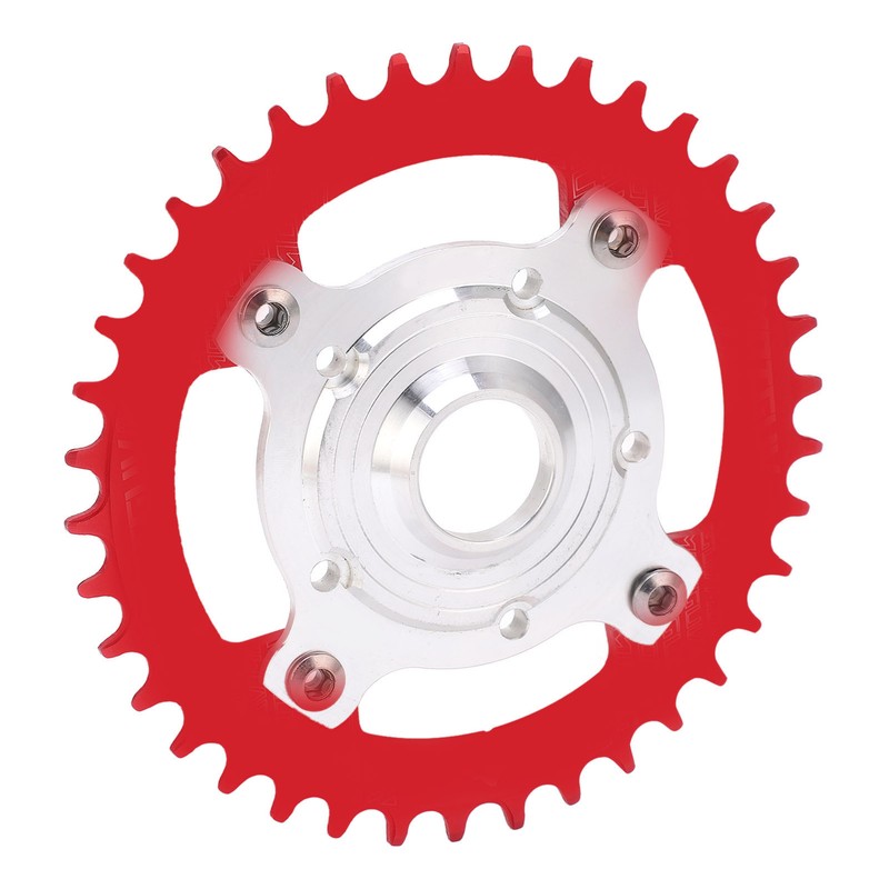 38T 104 BCD Electric Bike Chainring and Adapter Aluminum Alloy