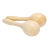 2Pcs Sand Hammer Early Education Instrument Wooden Toddler Percussion Musical