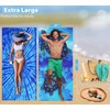 2 Pack Microfiber Thin Lightweight Beach Towel Oversized 71x32 Extra