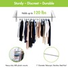 QuikCLOSET Wall Mounted Clothes Drying Rack – Space-Saving Laundry Drying