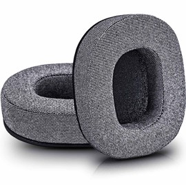 Ear Pads for ATH M50X,M40X,G PRO X,WS1100is,ATH-MSR7,MDR-7506/V6,V2 X,Ear Force XO Seven Pro,Stealth 300/400/500/600 GEN 2/700 GEN 1,HD280Pro,X12/X32/X42-Gray Fabric