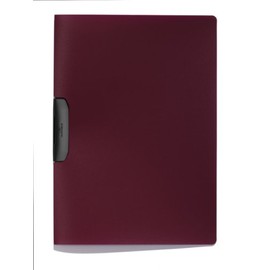 Durable Duraswing 229531 Clip Folder for 30 Sheets A4 - Aubergine (Pack of 5)