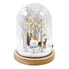 Making a Birch Winter Forest Acrylic Dome - 1-Person Crafting