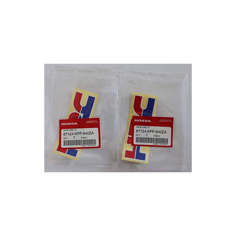 2 x Authentique Honda HRC (Honda Course Corporation) AUTOCOLLANTS /