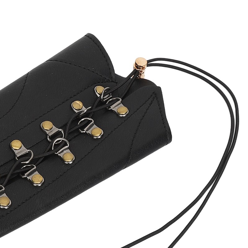 Archery Arm Guard PU Leather Soft Antiwear Adjustable Easy to