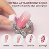 9 Neutral Colors Patting Gel Polish Palette for Ombre Nail