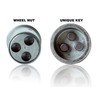 Heyner Locking Wheel Nuts M12x1.5 Fits Dodge Caliber Models 2006
