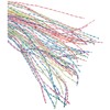 Artemio 30-Piece Multi-Coloured Twisted Threads for Scoubidous (22010001)