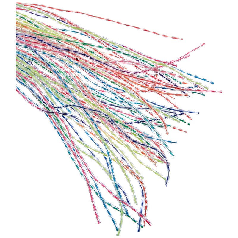 Artemio 30-Piece Multi-Coloured Twisted Threads for Scoubidous (22010001)