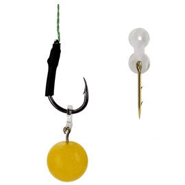 12 x Carp Boilie Bait Skewers for Carp Fishing Stingpin with Clear Rubber Corn Ronnie Hair Rig Carp Feeder