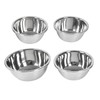 4PCS Stainless Steel Mixing Bowl Set Thickened Soup Bowl Non