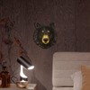 Black Bear Animal Spirit Totem Wall Sculpture