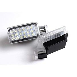 HYPERSPEED 6000K 18-SMD Xenon White LED Side Door Courtesy Step Light Lamp Fit for Acura MDX RLX TL TLX ZDX Fit for Honda Civic Sedan Hybrid Insight, Car Mods Accessories Replacement Parts Assembly