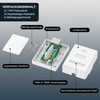 VCELINK 2 x White Cat6 RJ45 Shielded 1 Port RJ45