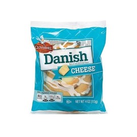 Cloverhill Bakery Round Cheese Danish, 4 Ounce - 6 Count Display Box
