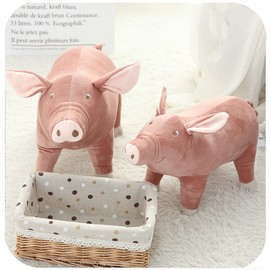 Cute Pig Plush Toy, Soft Toy Doll Cushion, Cartoon Children Accompany Cuddly Toy, Stuffed Toys, Washable, Safety Tested, for Children of All Ages (40 cm)