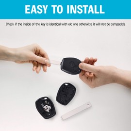 Key for Renault Clio 3 Kangoo Master Modus Trafic Twingo Wind 2 Buttons Remote Control Car Key