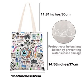 MYSOMY Optician's Carrying Case, Ophthalmologist, Ophthalmologist, Vision, Eye Surgeon, Carry Bag, Optometrc Tech Uk