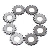 8pcs Gear Cutter, DP20 Involute Gear Milling Cutter, 14.5°High Speed