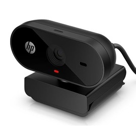 HP Cámara Web 320, FHD 1080, Micrófono Integrado, Ángulo de 360º, Windows/Mac OS, Negro (53X26AA)