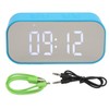 Alarm Clock Mirror Electronic Intelligent Noise Reduction 45MM Loudspeaker Double