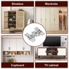 Hinges Foldable, Door Hinges with 6 Screws, Cabinet Hinge with