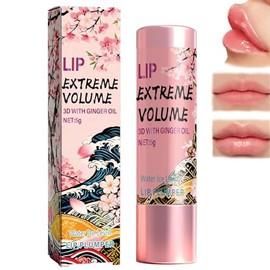 Peptides - Bálsamo labial con aceite de jengibre, crema hidratante para labios, cuidado de labios suavizado no pegajoso, corrector de labios oscuros p