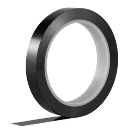 VEAGIA Line Tape Cutting Sheet [Width 0.2 inch (5 mm), Length 26.0 ft (66 m)] PET Material, Waterproof, Oil-Resistant, High Temperature Resistant, Multi-functional, Line Tape, Black, Line Tape, Car