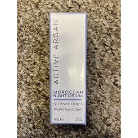 Active Argan Moroccan Night Opium All Over Drops. LARGE 3.4 Oz. New & Sealed