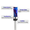 JXYUSXHJ VIC025 Coated Compression Spiral Flush Trim Router Bit 1/4