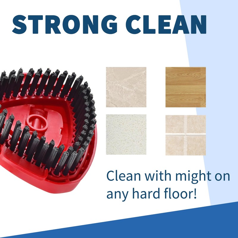 Bibikulala Spin Mop Scrub Brush for Vileda Scrub Mop Head,
