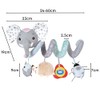 JNGUOSICN Spiral Pram Toy Newborn Pram Toy Sensory Toy for