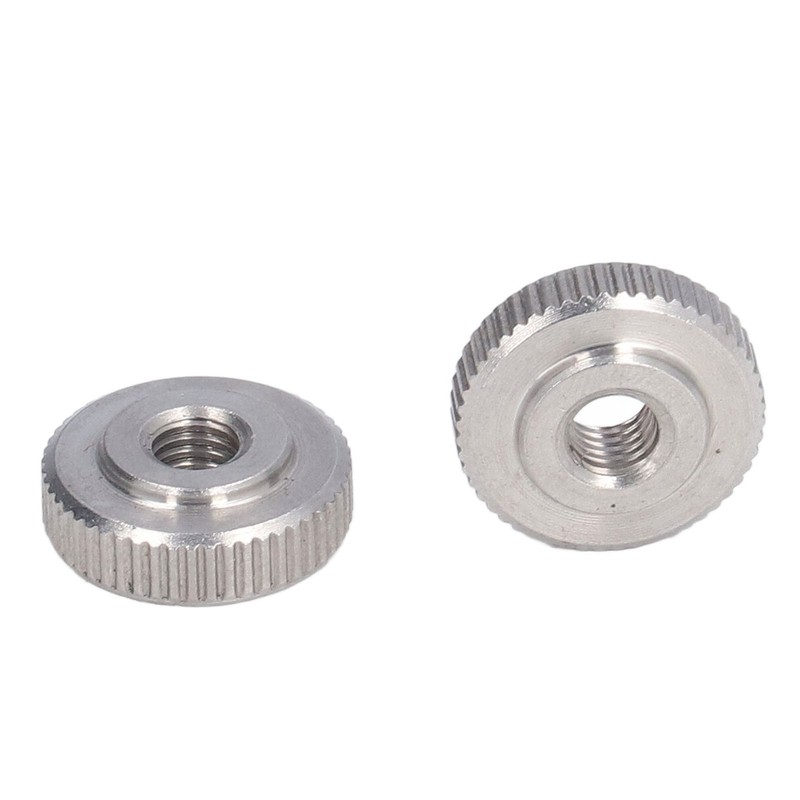 Knurled Thumb Nut 304 Stainless Steel Knurled Flat Head Through