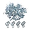 (100) Strut Channel Nuts, 3/8-16 Spring Channel Nuts with Zinc