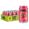 Popwell Cherry Citrus Better-For-You Prebiotic Soda, with 6g Fiber, 1g
