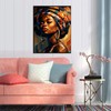 XTXGERL Paint by Numbers African American for Adults, Acrylic Oil