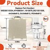 8 Pcs WB39X10034 Microwave Waveguide Cover Compatible with GE, Waveguide