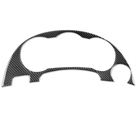 Car Trim Stickers Instrument Speedometer Panel Cover Compatible with Nissan Altima 2008 2009 2010 2011 2012 Real Carbon Fiber Accessories Decals Interior