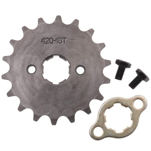 Magkowar 420 Front Enigine Sprocket with Retainer Plate Sets for