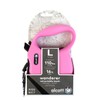 Alcott Wanderer Retractable Dog Leash, Pink Large
