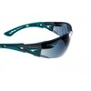 Bolle RUSH+ Small Safety Glasses Grey/Green Temples Smoke Lens -