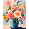 Arttoplus Flowers Paint by Numbers Kit for Adults-Flowers in a