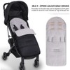 Stroller Sleeping Bag Universal Baby Stroller Footmuff Windproof Waterproof Winter