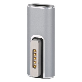 Usb C Magnetic Adapter, Aluminium Alloy T Tip 5A PD Fast Charging Magnetic Suction Interface Magnetic Usb C Adapter Usb C To A Adapter for Laptop (USB C to Magnetic Adapter)